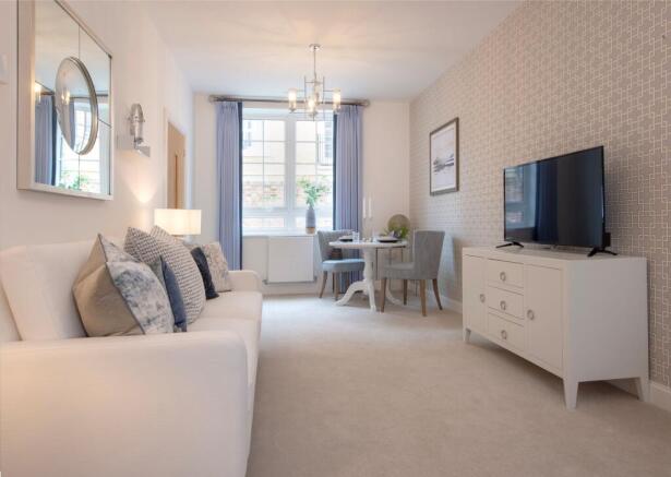 Show home living room